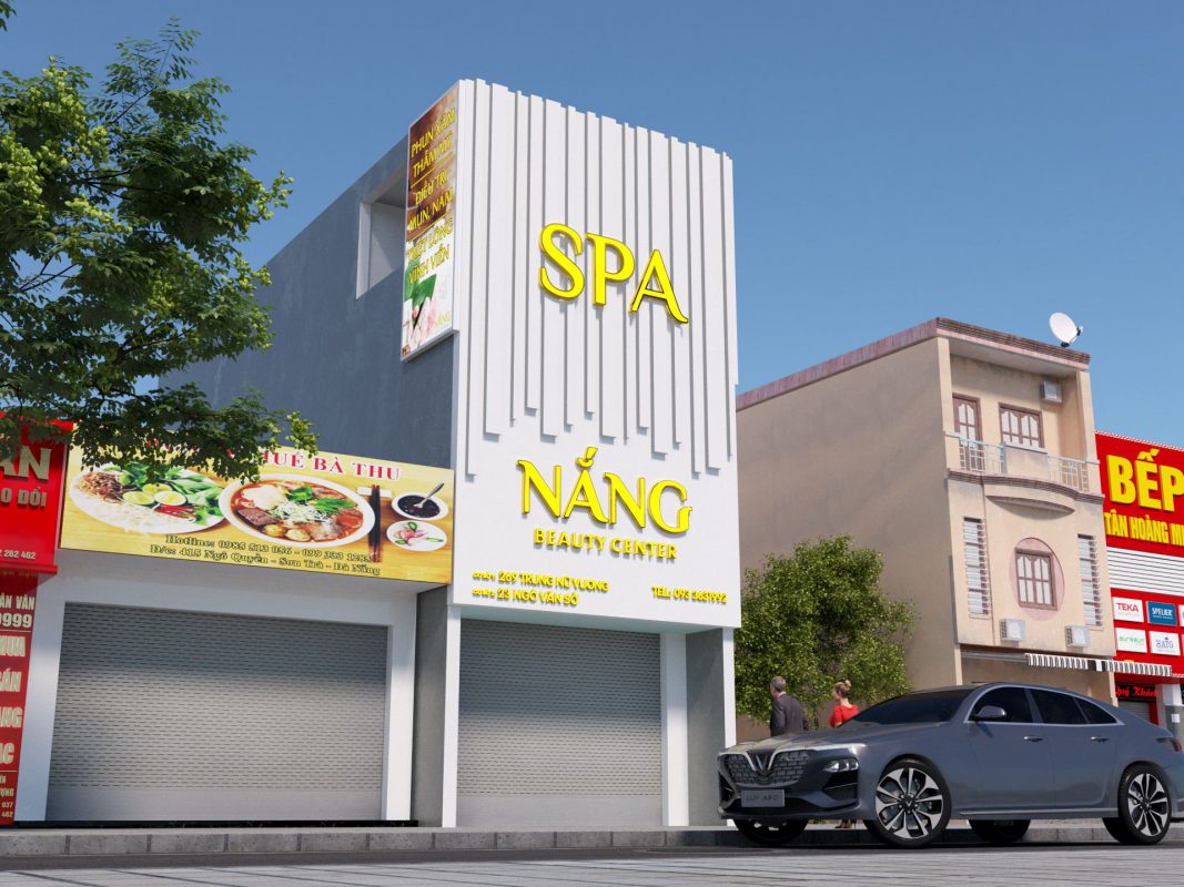 Thiết kế bảng hiệu spa sang trọng tại TP.HCM