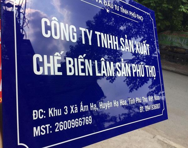 Thi công biển hiệu mica