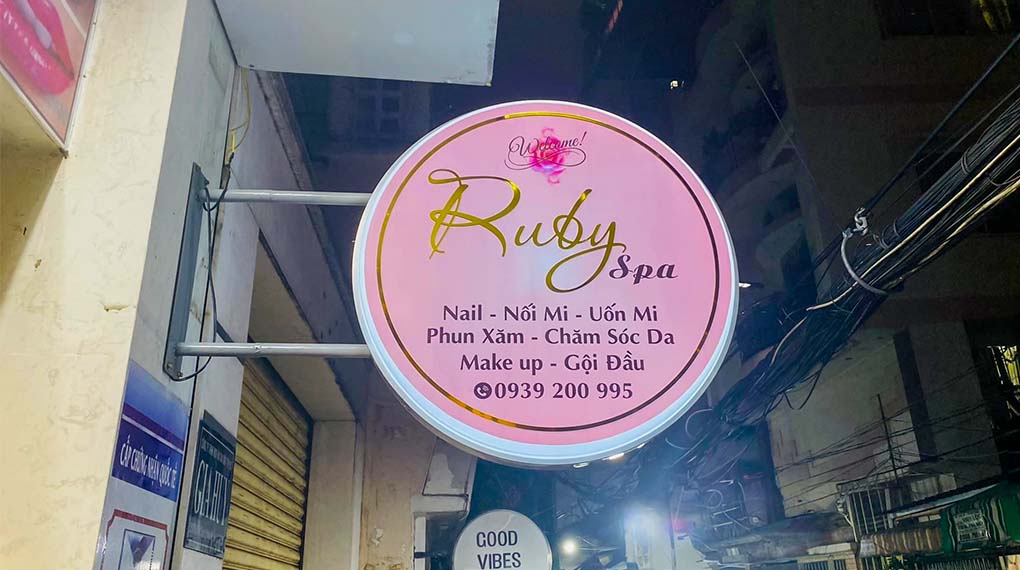 Thiết kế biển salon