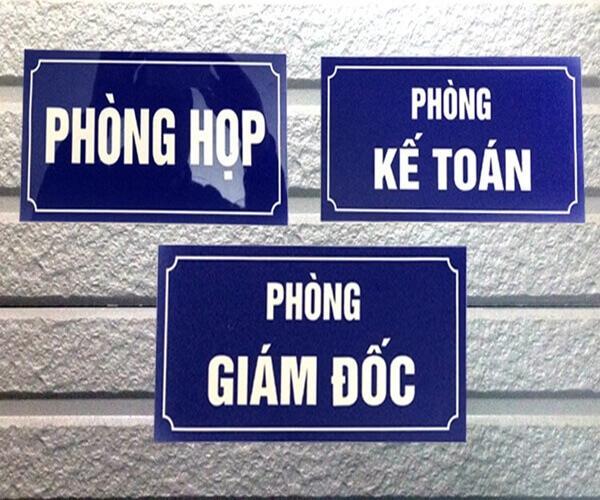 Thi công bảng phòng