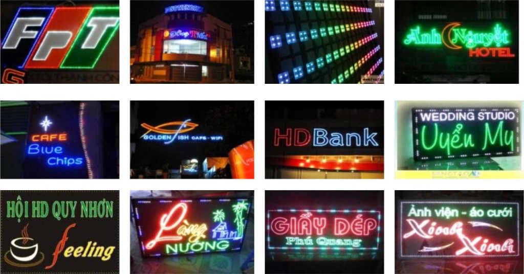 Thi công bảng đèn LED