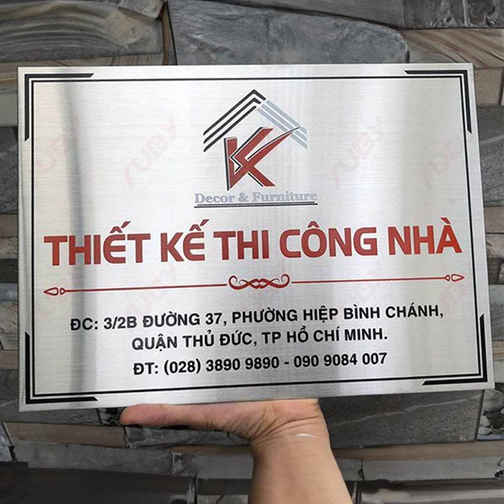 Bảng Hiệu Công Ty Xây Dựng Tại TP.HCM