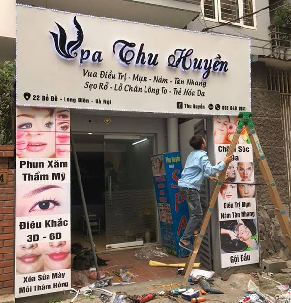 Thi Công Biển Quảng Cáo Spa Tại TP.HCM