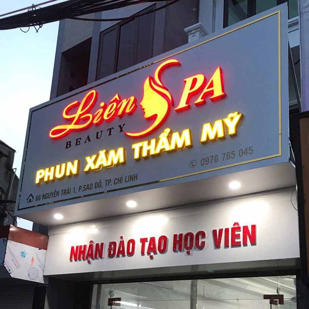 Thi Công Biển Quảng Cáo Spa Tại TP.HCM