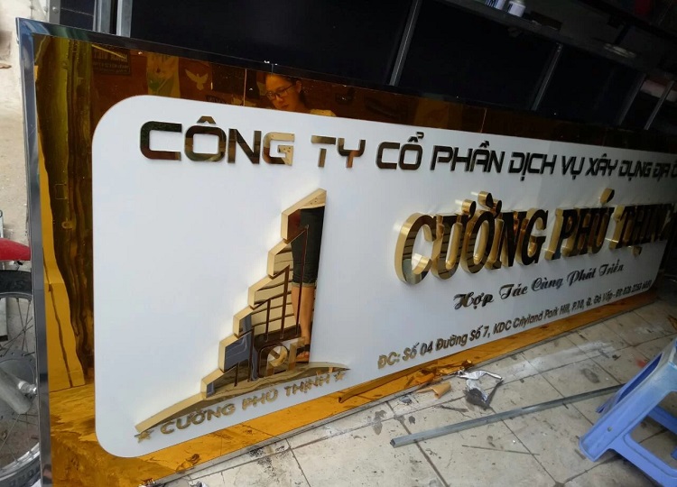 Thi Công Bảng Hiệu Chữ Nổi Đẹp