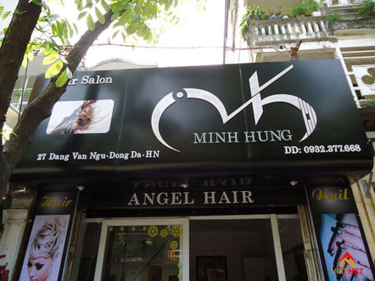 Thi Công Bảng Quảng Cáo Tiệm Tóc