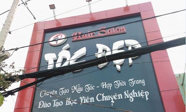 Thi Công Bảng Quảng Cáo Tiệm Tóc