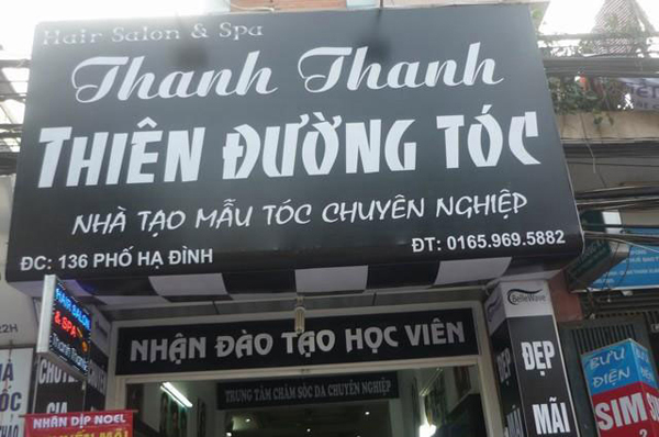Thiết Kế Bảng Quảng Cáo Tiệm Tóc