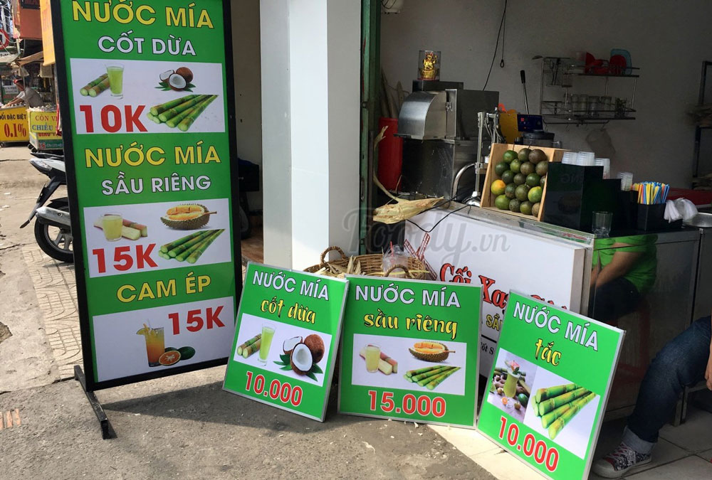 Thiết Kế Biển Quảng Cáo Quán Ăn Vặt