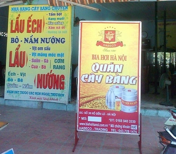 Bảng Hiệu Quán Nhậu