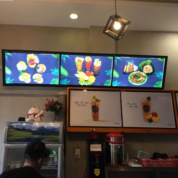 Thi Công Bảng Đèn LED Trà Sữa