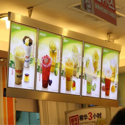 Thiết Kế Bảng Đèn LED Trà Sữa