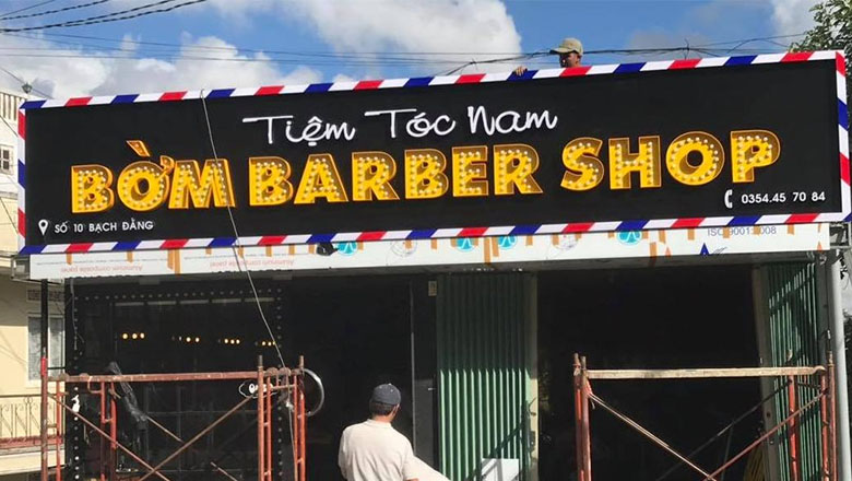 Thi Công Bảng Hiệu Barber Shop