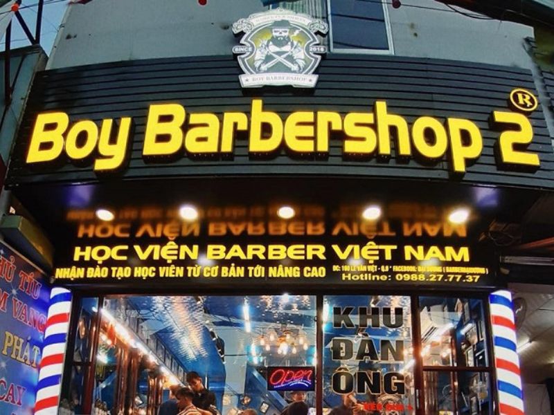 Thi Công Bảng Hiệu Barber Shop