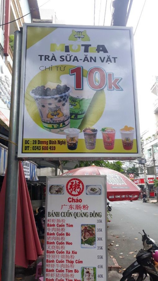 Thiết kế Biển Quảng Cáo Đồ Ăn