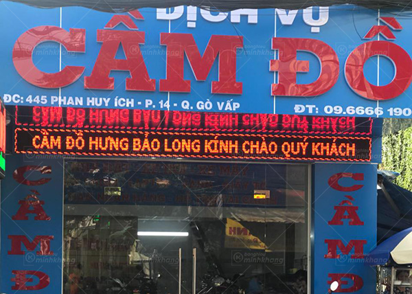 Thiết Kế Biển Quảng Cáo LED Chạy Chữ