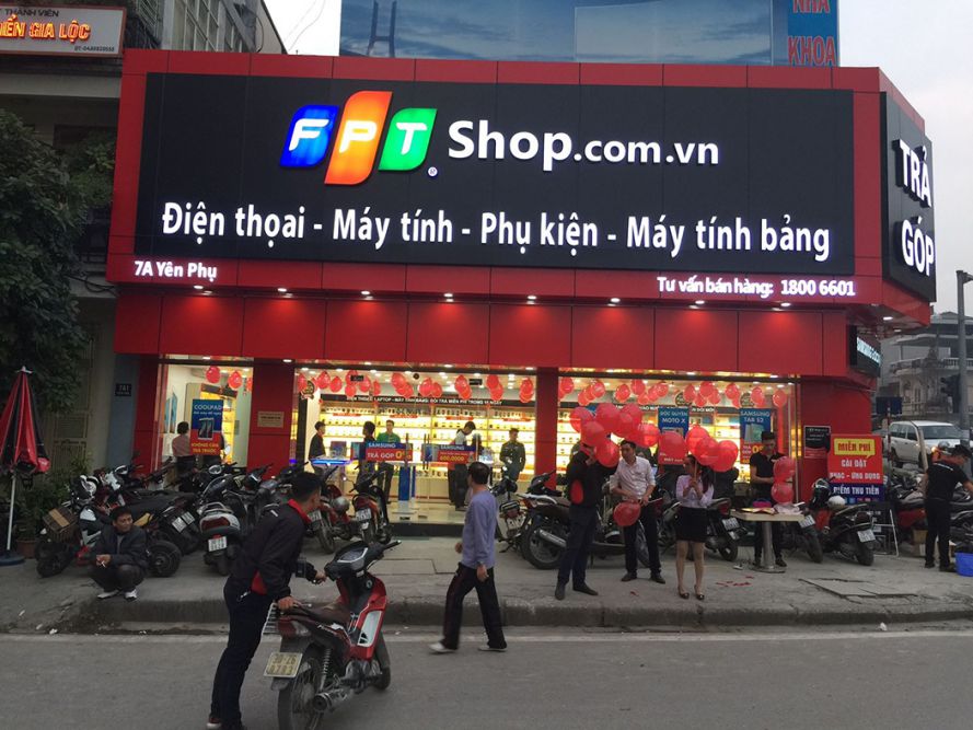 Thi Công Biển Hiệu Cửa Hàng Điện Thoại