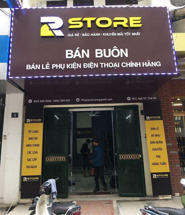 Thiết Kế Biển Hiệu Cửa Hàng Điện Thoại