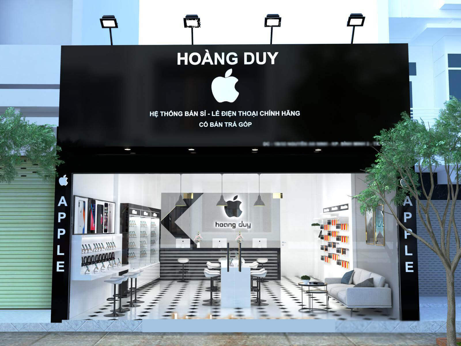 Thiết Kế Biển Hiệu Cửa Hàng Điện Thoại