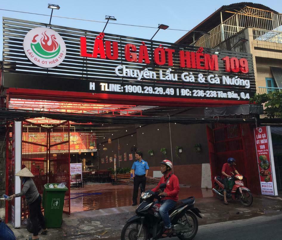 Thi Công Bảng Hiệu Quán Nướng