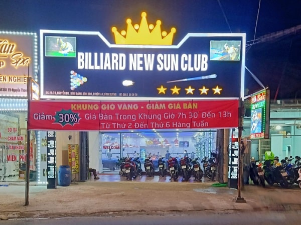 Mẫu Bảng Hiệu Quảng Cáo Bida Đẹp
