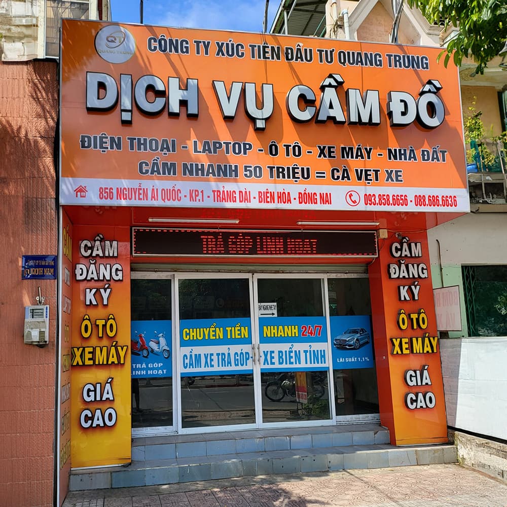 Thiết Kế Bảng Hiệu Màu Cam