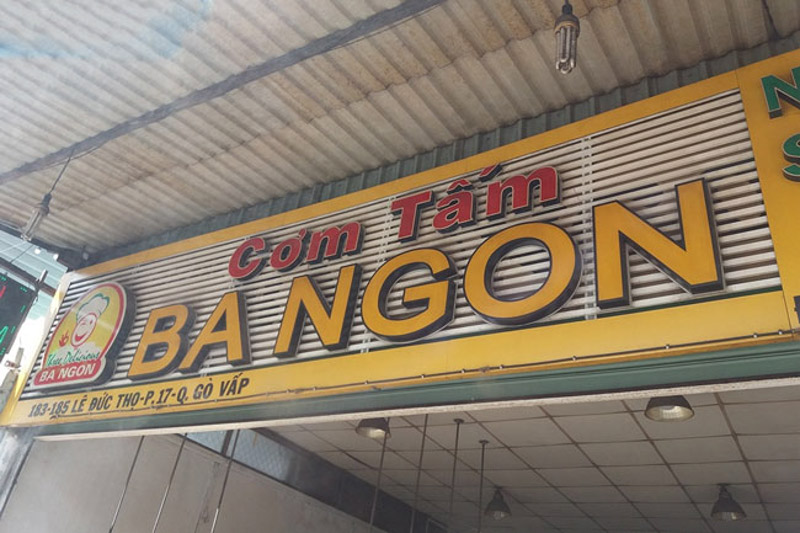 Thiết Kế Bảng Hiệu Cơm Tấm Đẹp