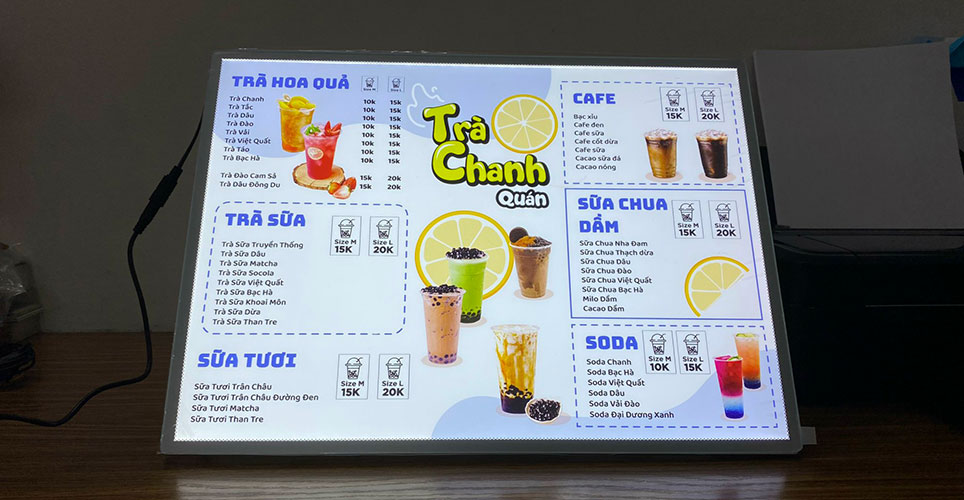 Thi Công Hộp Đèn Mỏng Chuyên Nghiệp