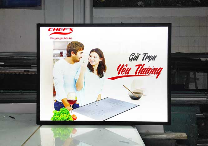 Thi Công Hộp Đèn Mỏng Chuyên Nghiệp