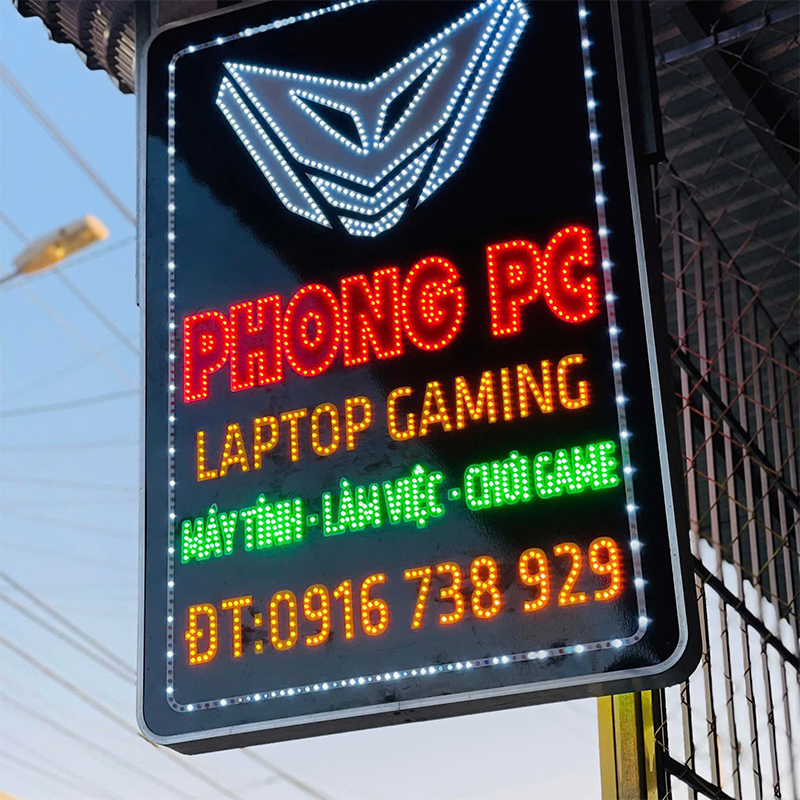 Thi Công Bảng Hiệu LED Vẫy Đẹp