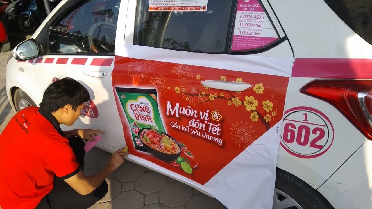 Thi Công Biển Quảng Cáo Taxi