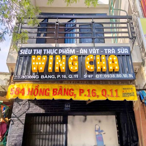 Thi Công Bảng Hiệu Đẹp Cho Quán Ăn