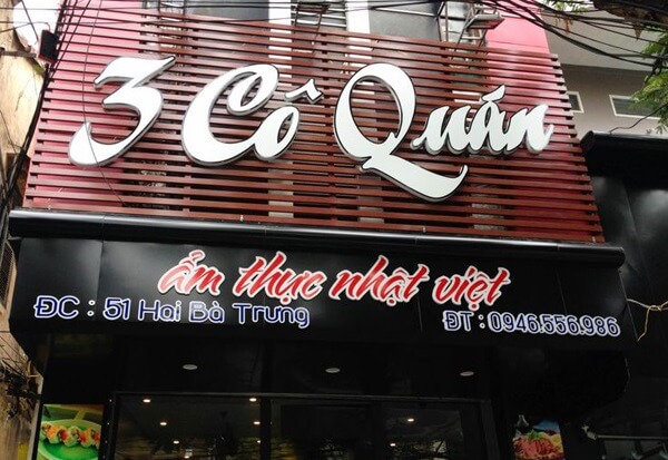 Thiết Kế Bảng Hiệu Đẹp Cho Quán Ăn