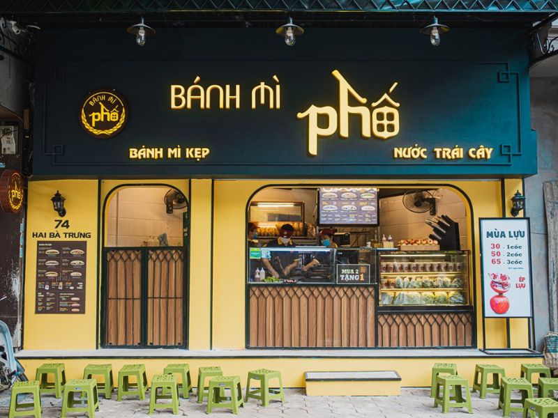 Thiết Kế Bảng Hiệu Đẹp Cho Quán Ăn
