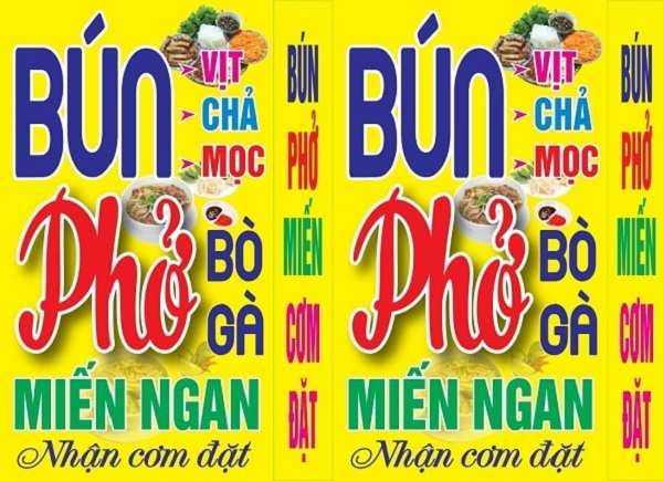 Biển Quảng Cáo Bún Phở Đẹp