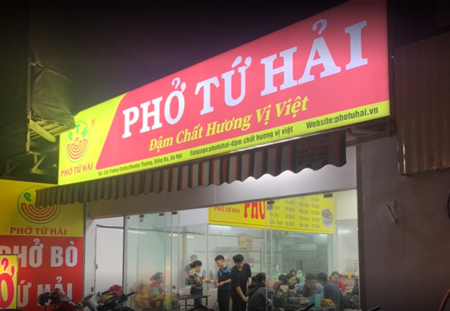 Thi Công Biển Quảng Cáo Bún Phở Đẹp