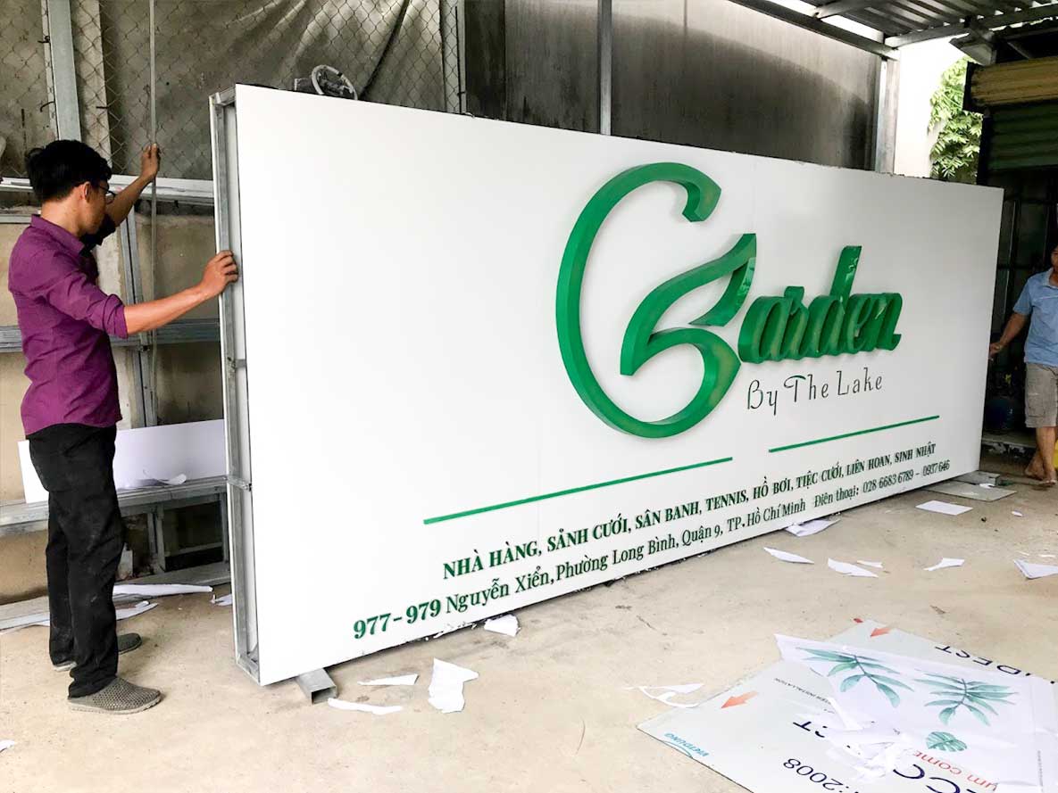Thi Công Bảng Quảng Cáo Chữ Nổi Đẹp