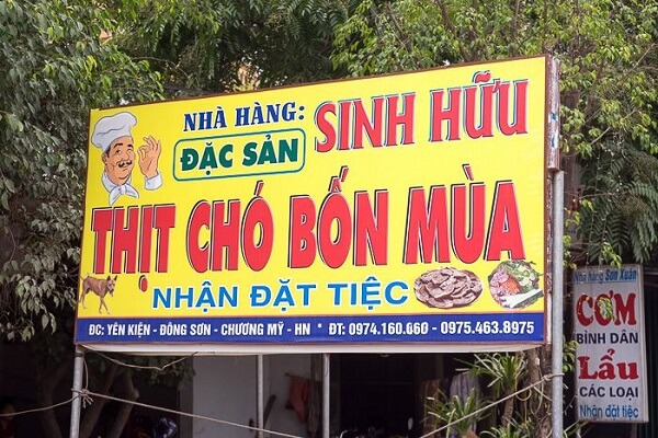 Thi Công Biển Hiệu Quán Ăn Đẹp
