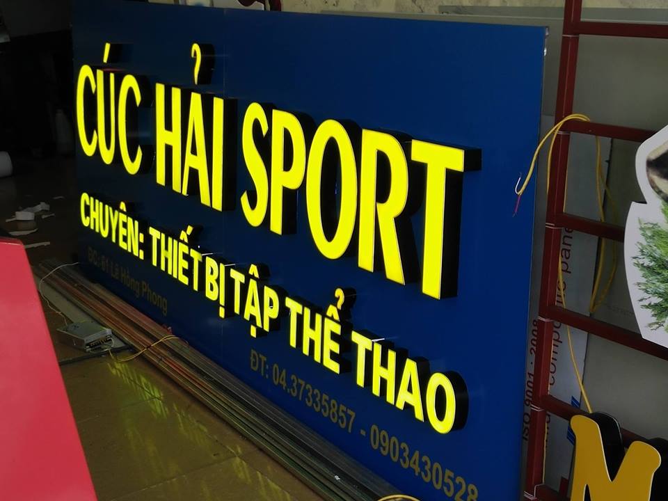 Thi Công Hộp Đèn Chữ Nổi Quảng Cáo Chuyên Nghiệp