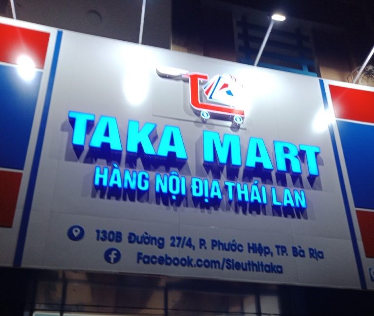 Thi Công Hộp Đèn Chữ Nổi Quảng Cáo Chuyên Nghiệp