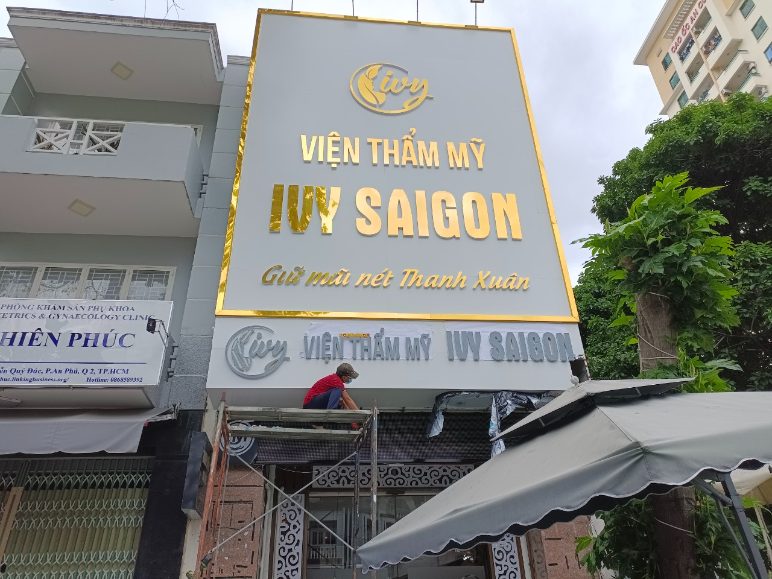 Thiết Kế Hộp Đèn Chữ Nổi Quảng Cáo Đẹp