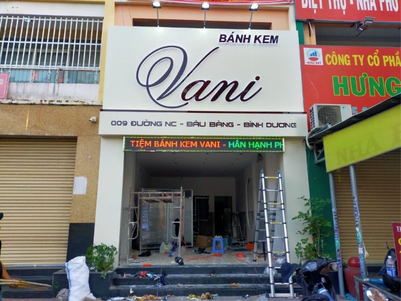 Thi Công Biển Quảng Cáo Tiệm Bánh Đẹp