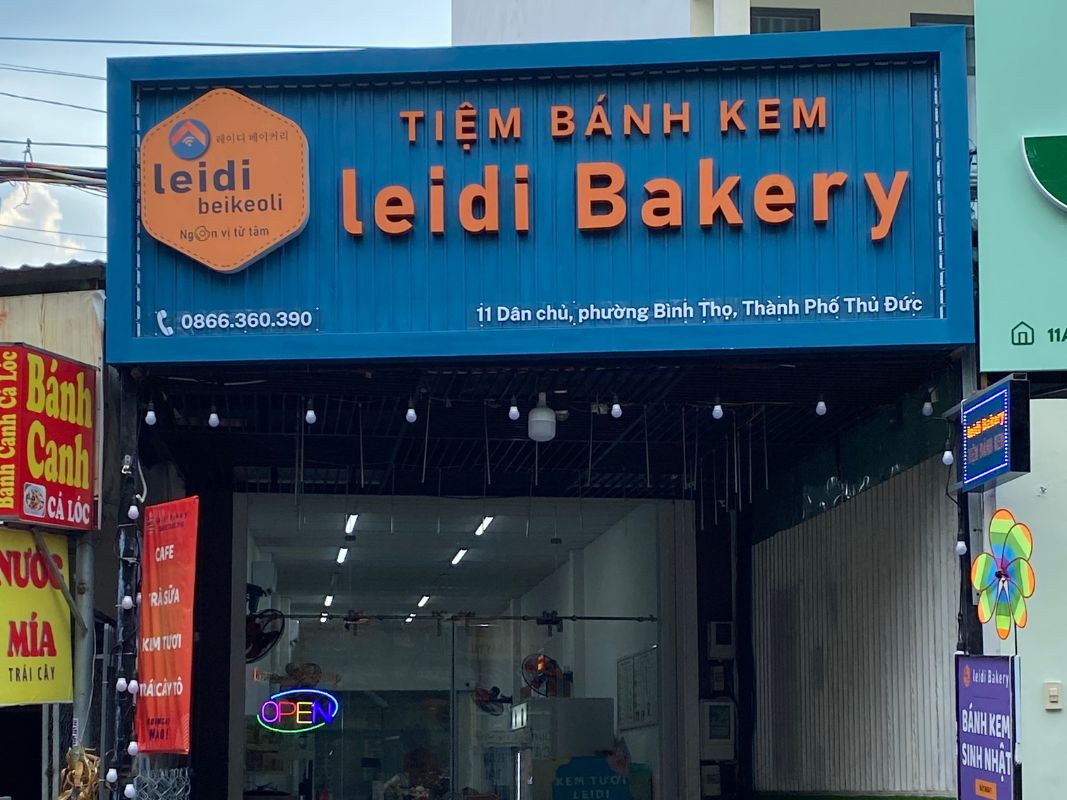 Thiết Kế Biển Quảng Cáo Tiệm Bánh Đẹp