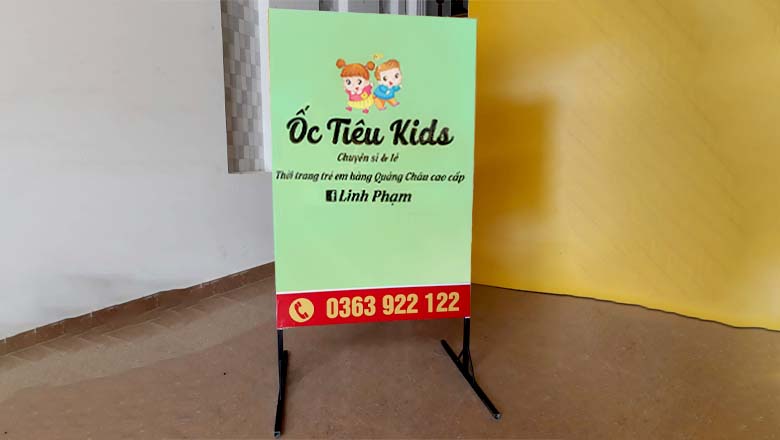 Thiết Kế Biển Quảng Cáo Quần Áo Trẻ Em Đẹp