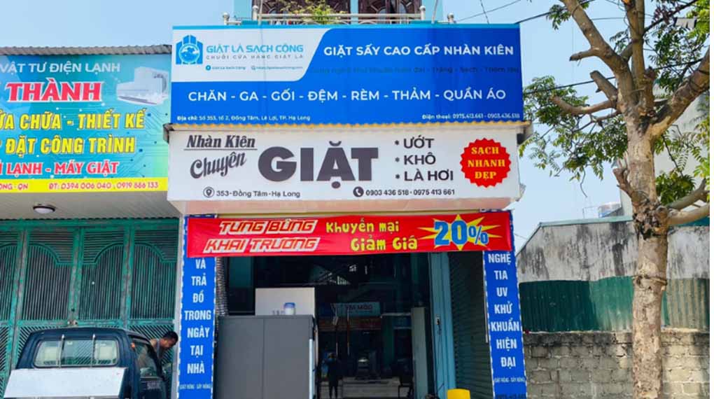 Bảng Hiệu Giặt Sấy Đẹp