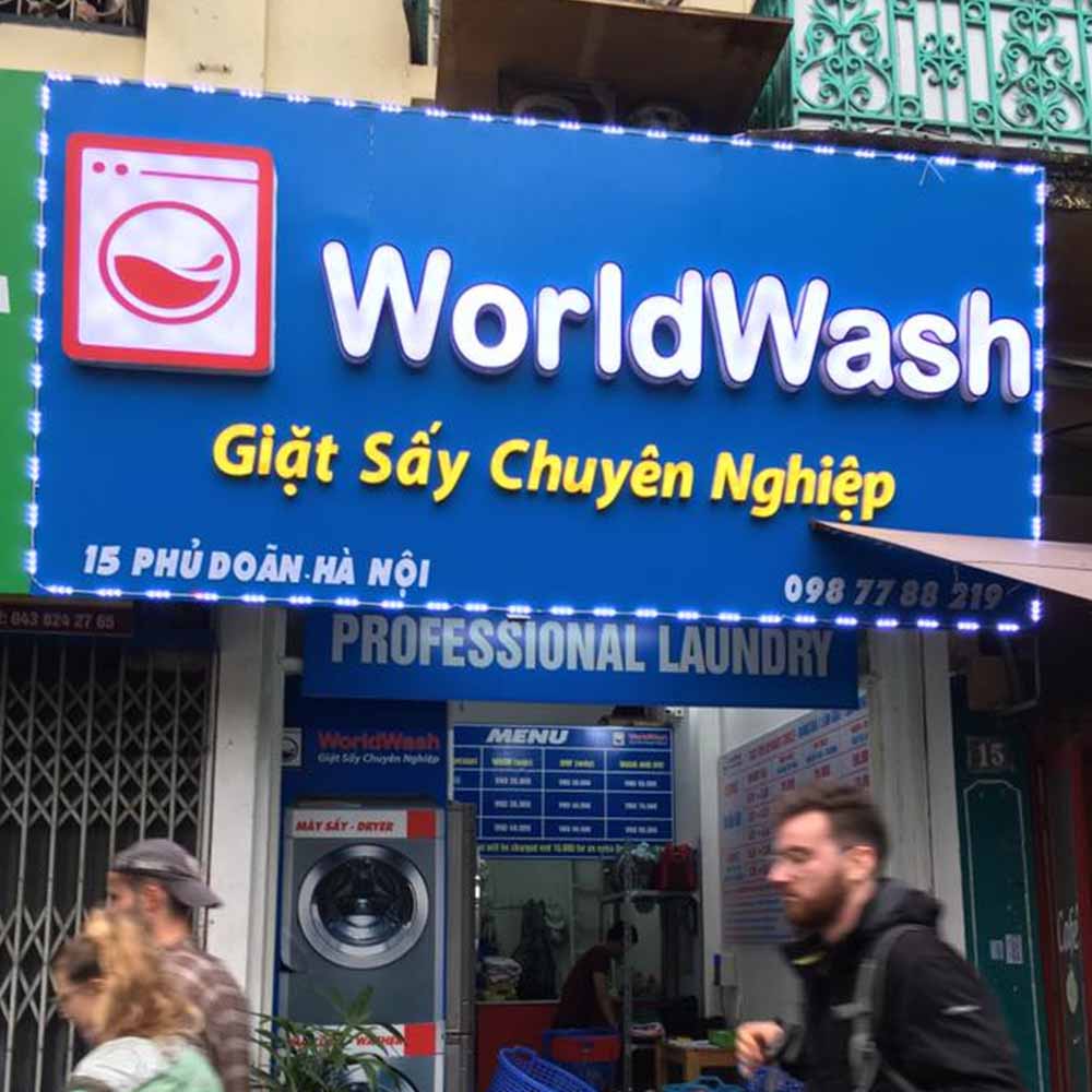 Thiết Kế Bảng Hiệu Giặt Sấy Đẹp