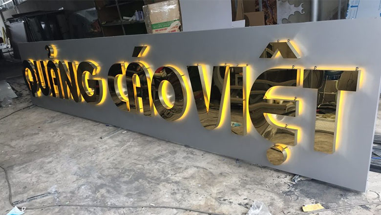 Thi Công Chữ Inox Sáng Chân Đẹp