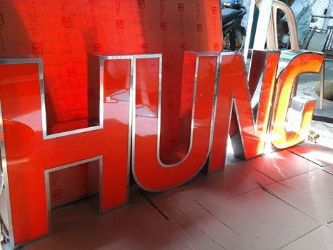 Thi Công Bảng Hiệu Chữ Inox