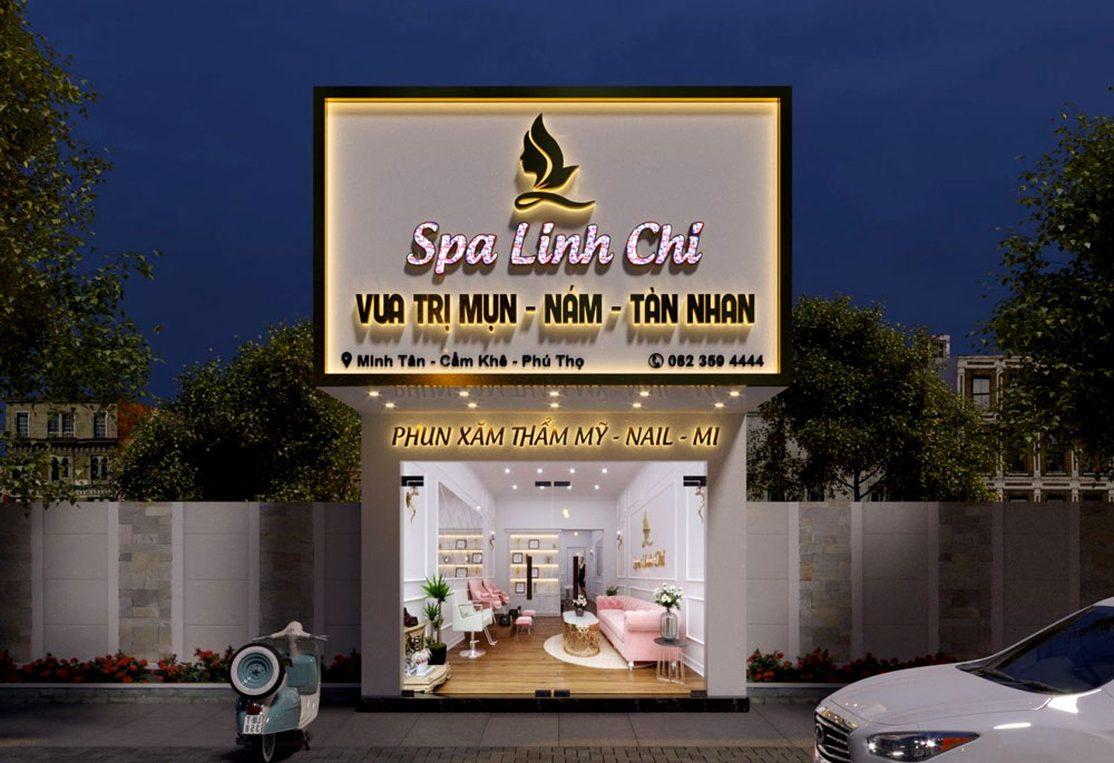 Thiết Kế Biển Quảng Cáo Phun Xăm