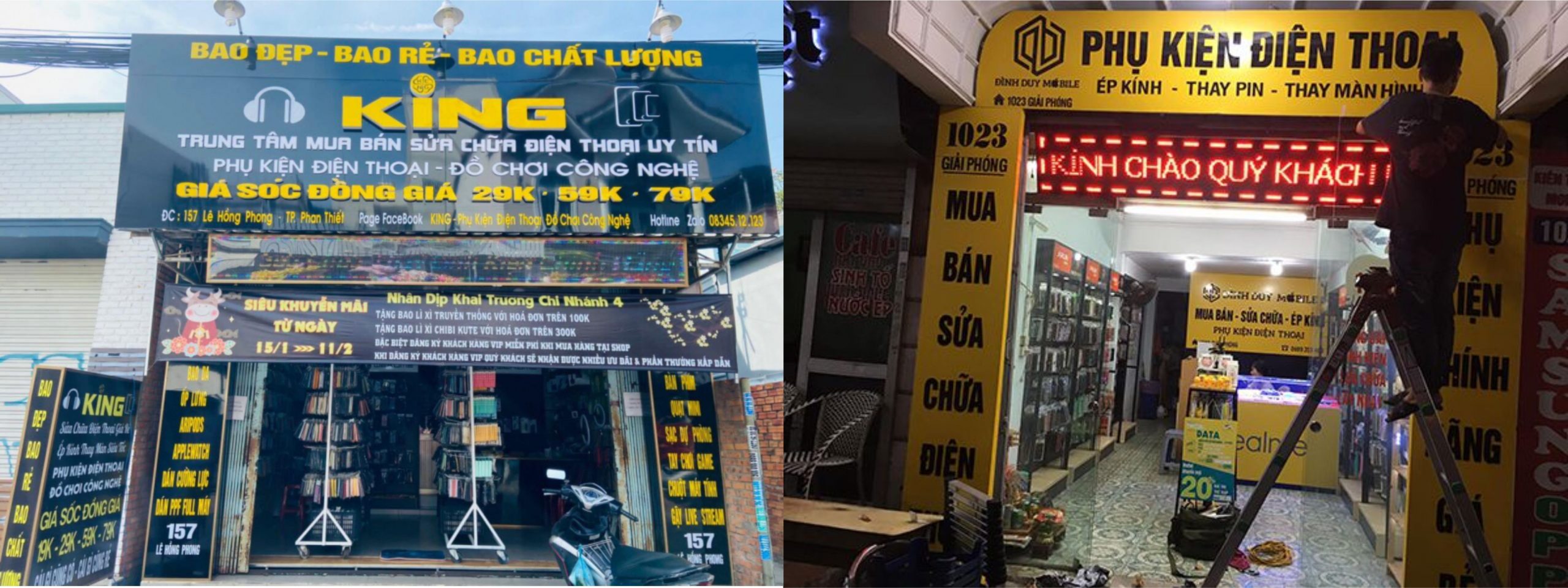 Thi Công Bảng Hiệu Sửa Điện Thoại